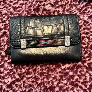 brigbton black leather wallet